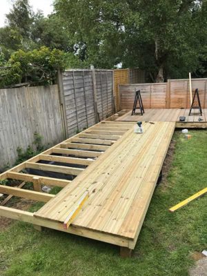 new decking by Weald Fencing